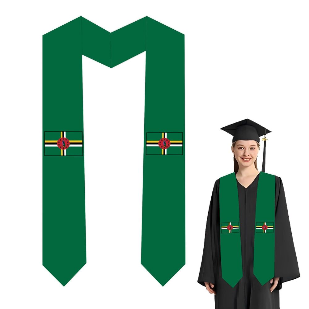 1854 National Flag Graduation Stole Embroidery Sash for Study Aboard